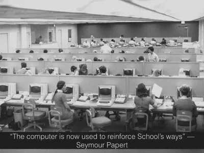 How computers are adopted to enforce the school way