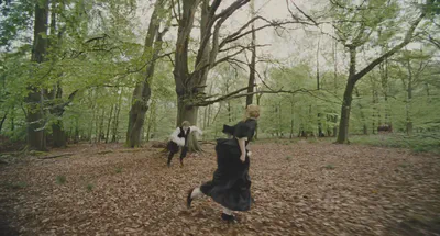 Another experiment with strong action in wide lens