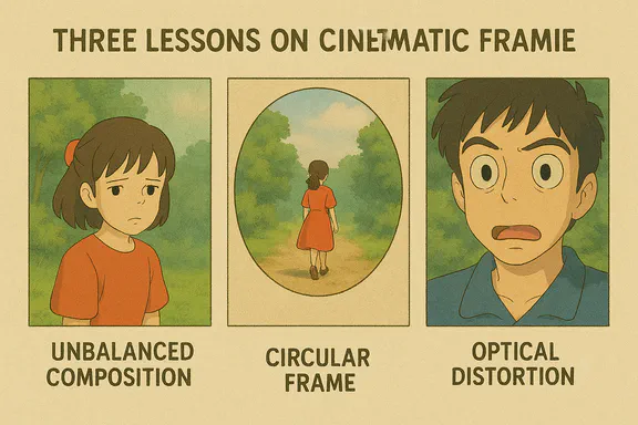 Three Lessons on Cinematic Framing