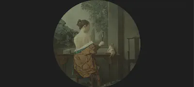 The first shot! A circular frame embedded within a widescreen.